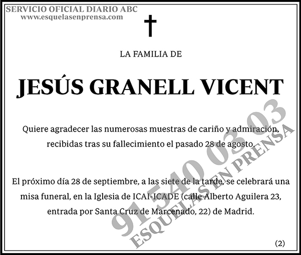 Jesús Granell Vicente